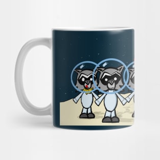 Raccoons on the Moon Mug